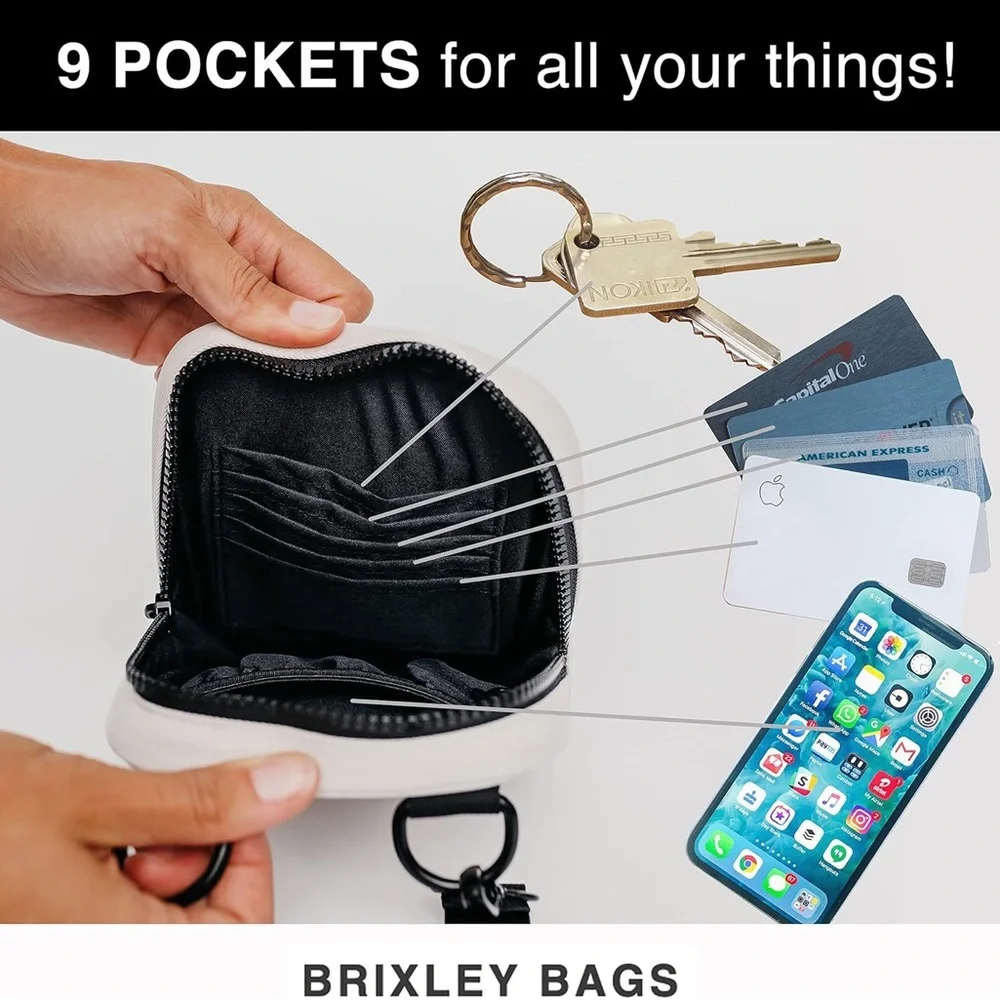 Brixley Crossbody Sling Bag Black - Picture 5 of 15